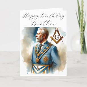 Freimaurer Geburtstag Dankeskarte