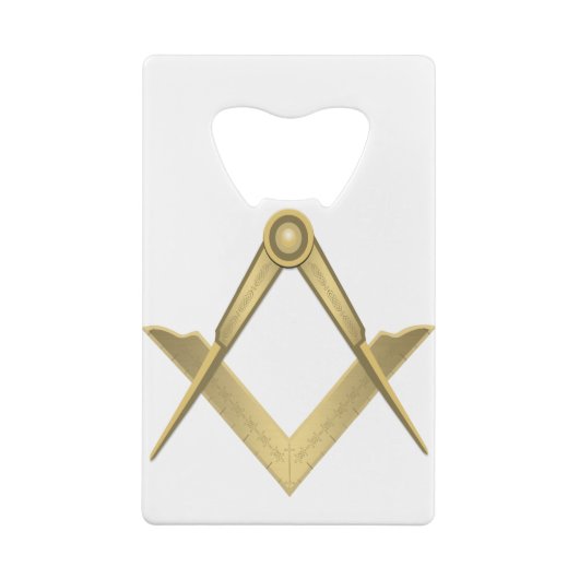 Freimaurer Geldbeutel Flaschenöffner (Rückseite)