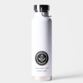 Freimaurer Geschenke | Personalisiert isoliert Trinkflasche (Links)