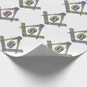 Freimaurer Geschenkpapier (Ecke)
