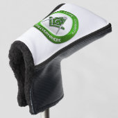 Freimaurer Golf Putter Cover Grün Headcover (3/4 Vorderseite)