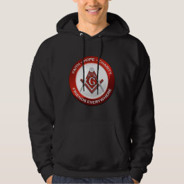 Freimaurer-Hoodie - Rot Hoodie