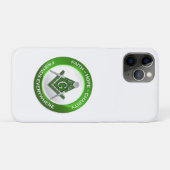 Freimaurer iPhone/iPad-Hülle Grün Case-Mate iPhone Hülle (Rückseite (Horizontal))