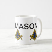 Freimaurer Kaffeetasse (VorderseiteRechts)