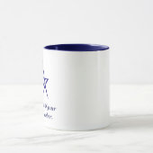 Freimaurer Kompass Blau Tasse (Zentrum)