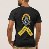 Freimaurer Krebs T-Shirt (Rückseite)