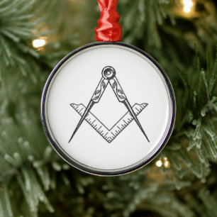 Freimaurer Masonic Weihnachtsstern Rustikal Ornament Aus Metall