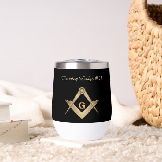 Freimaurer-Monogramm elegant (Wohnzimmer (gedreht))
