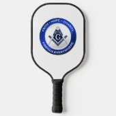 Freimaurer-Pickleball-Schläger Pickleball Schläger (Rückseite)