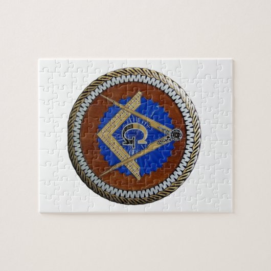 Freimaurer Puzzle (Horizontal)