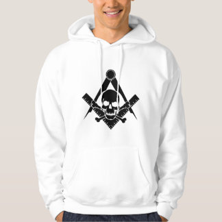 Freimaurer-Schädel und Kreuzknochen  Hoodie