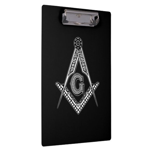 Freimaurer (Schwarzes) Klemmbrett (Rechts)