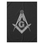 Freimaurer (Schwarzes) Tischdecke (Vorderseite)