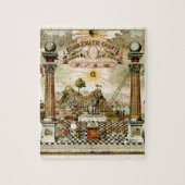 Freimaurer-symbolisches Freimaurerdiagramm Puzzle (Vertikal)