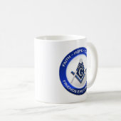 Freimaurer-Tasse Kaffeetasse (VorderseiteRechts)