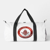 Freimaurer-Turnsack Rot Duffle Bag (Vorderseite)