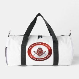 Freimaurer-Turnsack Rot Duffle Bag