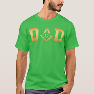Freimaurer-Vater Freimaurer retro retro Freunde T-Shirt