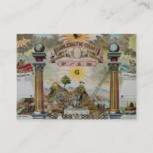 Freimaurer Visitenkarte (Rückseite)