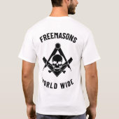 Freimaurer weltweit T-Shirt (Rückseite)