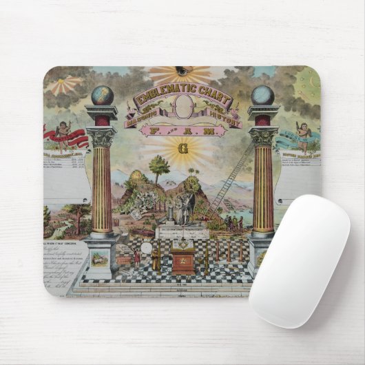 Freimaureraufzeichnung II Mousepad (Mit Mouse)