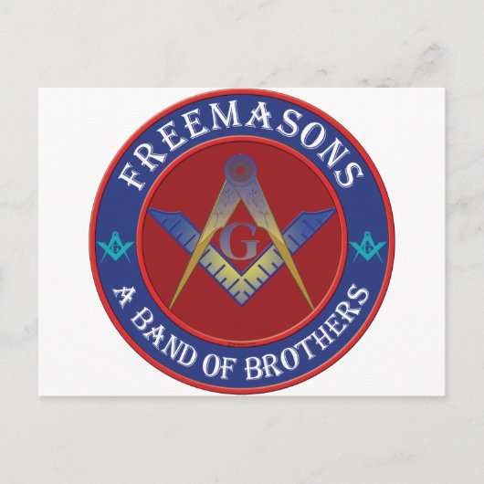 Freimaurerband Postkarte (Vorderseite)