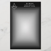 Freimaurerbriefpapier Briefpapier (Vorderseite)