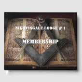 Freimaurerbuch Gästebuch (Vorderseite)