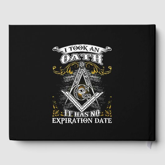 Freimaurerbuch Gästebuch (Rückseite)