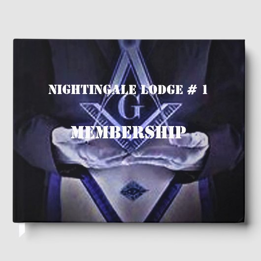 Freimaurerbuch Gästebuch (Vorderseite)