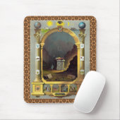 Freimaurerdiagramm 2 mousepad (Mit Mouse)