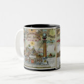 Freimaurerdiagramm 2 zweifarbige tasse (Vorderseite Links)