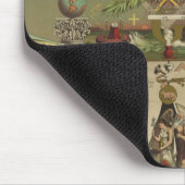 Freimaurerdiplom-Freimaurer-Freimaurerei 1891 Mousepad (Ecke)
