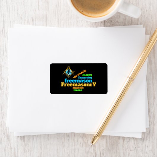 Freimaurerei Adressaufkleber (Insitu)