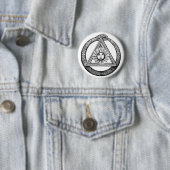 Freimaurerei Alle sehen Auge Masonic Symbol Button (Beispiel)