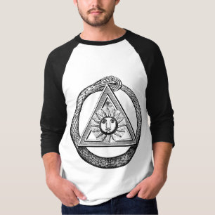 Freimaurerei Alle sehen Auge Masonische Symbol T-Shirt