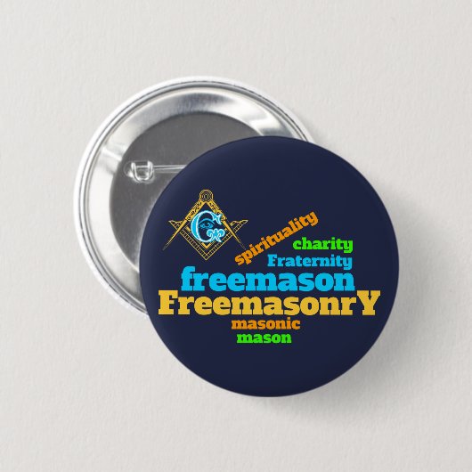 Freimaurerei Button (Vorne & Hinten)
