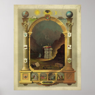 Freimaurerei der Freimaurerei Poster