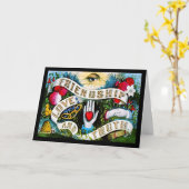 Freimaurerei Floral Romantische Freundschaft Liebe Karte (Gelbe Blume)