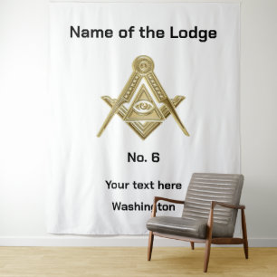 Freimaurerei Freemasons Masonic Lodge Wandteppich