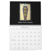 Freimaurerei-Gestell-Brett-Kalender Kalender (Mär 2027)