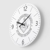 Freimaurerei Große Wanduhr (Winkel)
