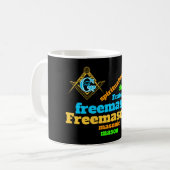Freimaurerei Kaffeetasse (Vorderseite Links)