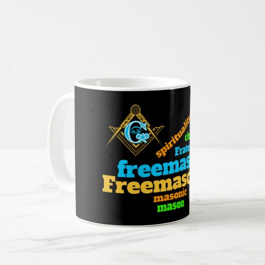 Freimaurerei Kaffeetasse (Vorderseite Links)