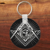 Freimaurerei-Masonic-Mauerwerk Schlüsselanhänger (Vorderseite)