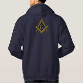 Freimaurerei Masonry Compass und Square Masonic Hoodie (Rückseite)
