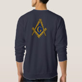 Freimaurerei Masonry Compass und Square Masonic Sweatshirt (Rückseite)