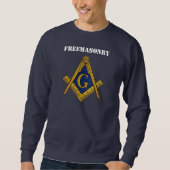 Freimaurerei Masonry Compass und Square Masonic Sweatshirt (Vorderseite)