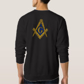 Freimaurerei Masonry Compass und Square Masonic Sweatshirt (Rückseite)