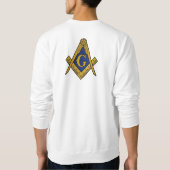 Freimaurerei Masonry Compass und Square Masonic Sweatshirt (Rückseite)